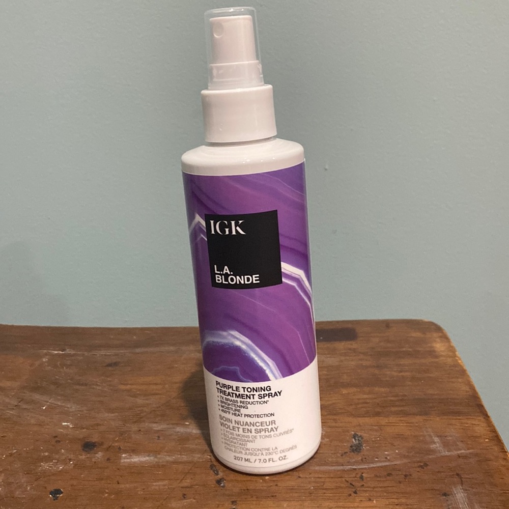 New igk LA Blonde purple toning treatment spray